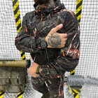 Крепкий мужской Костюм Dark Forest Куртка+Брюки/Полевая Форма саржа камуфляж размер L - изображение 4