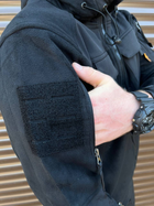 Чоловіча Флісова Куртка з Захисними накладками та вентиляційними пазухами чорна розмір 3XL - зображення 7