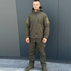 Мужская Куртка Softshell с Флисовой подкладкой олива / Демисезонная верхняя одежда размер XL - изображение 4