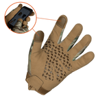 Плотные сенсорные перчатки CamoTec на флисе с усиленными накладками мультикам размер L - изображение 3