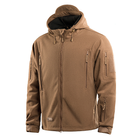 Мужская Флисовая куртка с капюшоном койот / Верхняя одежда M-Tac Windblock Division Gen.II размер 3XL - изображение 1
