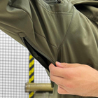 Мужской демисезонный Костюм Куртка + Брюки / Полевая форма Softshell с системой Вентиляции олива размер L - изображение 5
