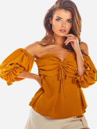 Bluzka damska hiszpanka Awama A305 106824 L/XL Caramel (5902360541191) - obraz 1