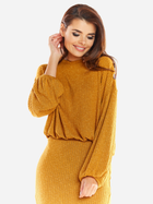 Sweter damski z bufiastymi rękawami Awama A318 106866 L/XL Camel (5902360544307)