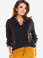 Пуловер жіночий Awama A323 106878 L Чорний (5902360544673) - зображення 1