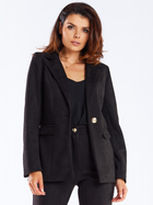 Піджак подовжений жіночий Awama A460 1098950 S Black (5902360560291) - зображення 3
