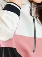 Толстовка на блискавці з капюшоном жіноча Awama A265 106711 S Рожева (5902360536227) - зображення 7