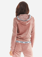 Bluza damska rozpinana streetwear welurowa Awama A373 212885 L Różowa (5902360550957) - obraz 2