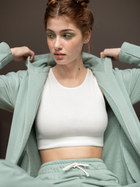 Bluza damska rozpinana streetwear z nadrukiem na plecach LaLupa LA058 1104302 XL Miętowa (5903887628846) - obraz 9