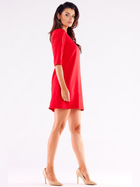 Sukienka trapezowa damska Awama A521 1220720 XL Czerwona (5902360567702) - obraz 4