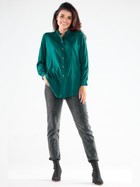 Сорочка жіноча Awama A525 1220734 L-XL Темно-зелена (5902360562981) - зображення 4