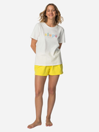Піжамна футболка LaLupa LA109 1223036 S Ecru (5903887675475) - зображення 3