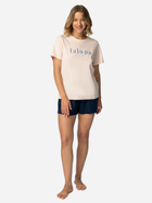 Піжамна футболка LaLupa LA109 1223039 S Peach (5903887675628) - зображення 4