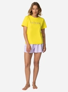 Koszulka od piżamy LaLupa LA109 1223040 S Żółta (5903887675673) - obraz 3