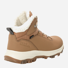 Жіночі зимові черевики низькі Jack Wolfskin Everquest Texapore Mid W 4053581-5601 37.5 (4.5UK) 23.3 см Світло-коричневі (4064993835892) - зображення 4