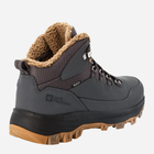 Zimowe buty trekkingowe męskie niskie Jack Wolfskin Everquest Texapore Mid M 4053611-6326 39.5 (6UK) 24.2 cm Ciemnoszare (4064993582413) - obraz 4