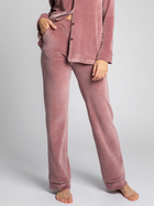 Spodnie od piżamy LaLupa LA008 381154 S Krepa Róż (5903887605908) - obraz 1
