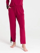 Spodnie od piżamy LaLupa LA073 1104411 XL Bordowe (5903887646819) - obraz 1