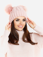 Czapka beany damska Awama CZ01 292298 One Size Różowa (5902360553606) - obraz 3