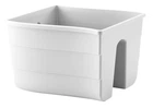 Горшок балконный для поручней FormPlastic WAVE 11 л белый (2488-011)
