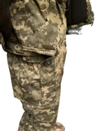 Статутні тактичні зимові військові штани на шерстипоні піксель ММ-14, ШВВЗ з утеплювачем 54/6 - зображення 5