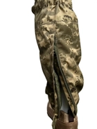 Статутні тактичні зимові військові штани на шерстипоні піксель ММ-14, ШВВЗ з утеплювачем 52/6 - зображення 8