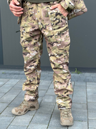 Военная тактическая форма софтшелл (Soft Shell) мультикам, демисезонная теплая форма костюм Мультикам Softshell демисезонная военная форма Multicam XXXL - изображение 2