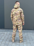 Военная тактическая форма софтшелл (Soft Shell) мультикам, демисезонная теплая форма костюм Мультикам Softshell демисезонная военная форма Multicam L - изображение 4