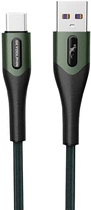 Кабель Sky Dolphin S01V Braided Fast USB to Micro 3 A 1 м Темно-зеленый (USB-000584)
