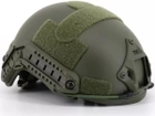 Крепление Рейки на шлем FAST + планка Пикатини + крепеж Wing-Loc Олива - изображение 9