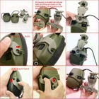 Кріплення адаптер Чебурашка на каску шолом для навушників Howard (TAN) - зображення 8