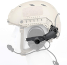 Кріплення адаптер Чебурашка на каску шолом для навушників Sordin (Grey) - зображення 2