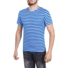 Тельняшка-футболка в'язана (блакитна смуга, десантна) 60 - зображення 1