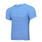 Тільняшка-футболка в'язана (блакитна смуга, десантна) 46 - зображення 3