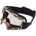 Тактическая маска защитная пол-лица, очки SP-Sport 307 камуфляж - изображение 6