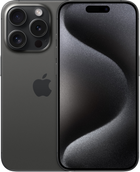 Smartfon Apple iPhone 15 Pro 128GB Black Titanium (MTUV3) - obraz 1