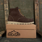 Черевики демісезонні Saxum Worker Dark Brown EU 40/US 7.5/UK 6.5 - зображення 8