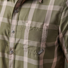 Сорочка тактична 5.11 Tactical Nate Short Sleeve Shirt Sage Green Plaid M - изображение 5