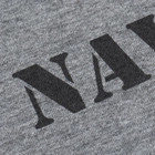 Футболка з малюнком NAVY Logo Grey Melange S - изображение 4