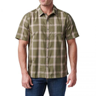 Сорочка тактична 5.11 Tactical Nate Short Sleeve Shirt Sage Green Plaid 2XL - изображение 1