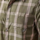 Сорочка тактична 5.11 Tactical Nate Short Sleeve Shirt Sage Green Plaid 2XL - изображение 5