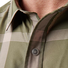 Сорочка тактична 5.11 Tactical Nate Short Sleeve Shirt Sage Green Plaid 2XL - изображение 6