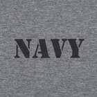 Футболка з малюнком NAVY Logo Grey Melange M - зображення 3