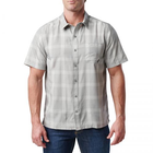 Сорочка тактична 5.11 Tactical Nate Short Sleeve Shirt Titan Grey Plaid XL - зображення 1