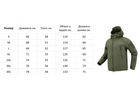 Водонепроникна Дихаюча Тепла Тактична Фліска-Куртка Softshell XL Олива - зображення 6