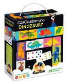 Gra planszowa Bright Junior Media Domino CzuCzudomino Dinozaury (5902983491620) - obraz 2