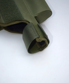 Щока на приклад зброї регульована BB1, накладка підщічник на приклад АК, гвинтівки, рушниці з панелями під патронташ Олива - зображення 8