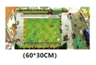 Игровой коврик Растения против Зомби 60x30 см Игровая поверхность Plants vs Zombies (00389) - изображение 2