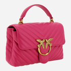 Сумка крос-боді жіноча шкіряна Pinko Love Lady Mini Handbag 100044A0GK Рожева (8057769086150) - зображення 2