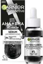 Сироватка для обличчя Garnier Pure Active AHA BHA Carbón Sérum Anti-Imperfecciones 30 мл (3600542497923) - зображення 1